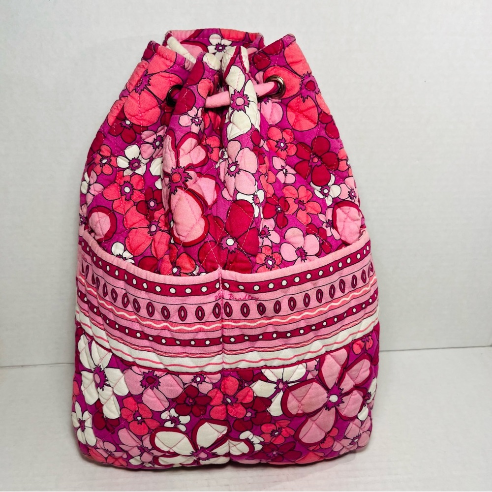 Vera Bradley Drawstring Backpack-Petal Power - image 1